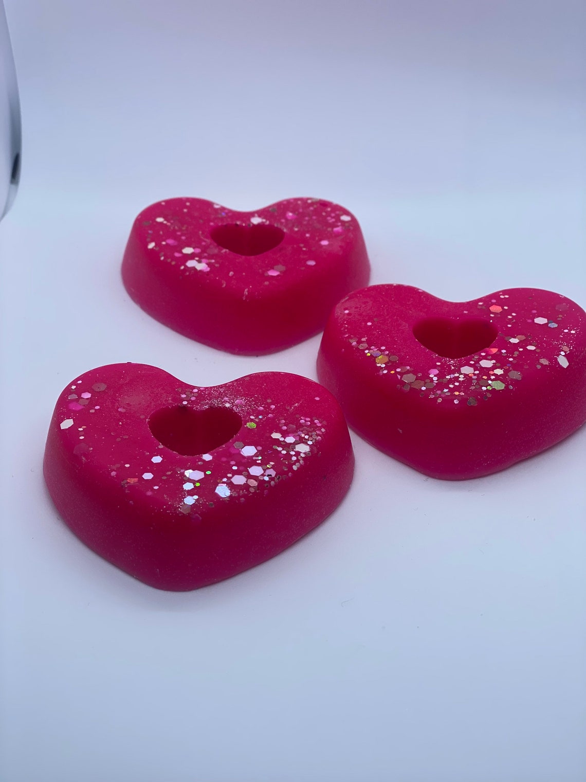 Heart wax melts. wax melts handmade highly fragranced wax Etsy