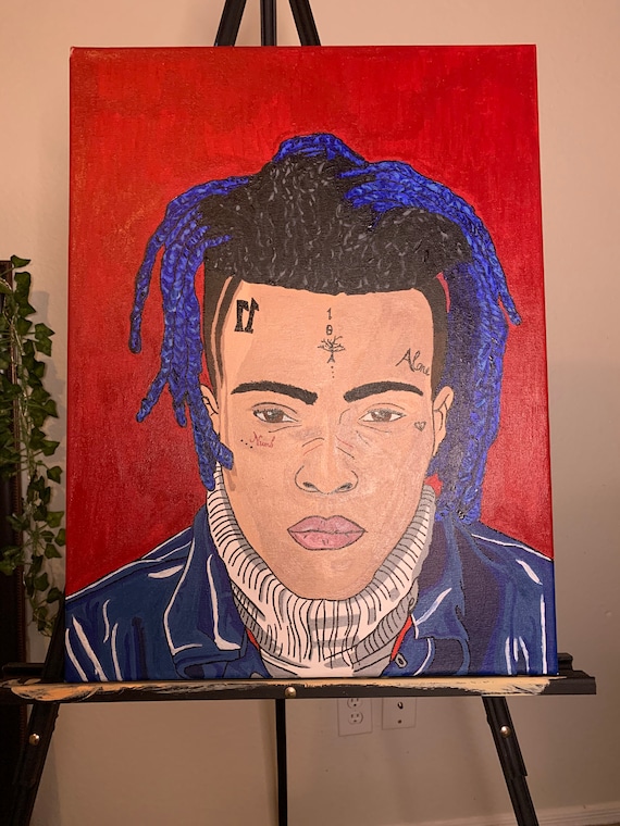 XXXTENTACION Painting on Canvas Etsy UK