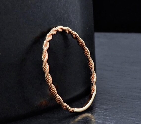 Solid 14K Pink/rose Gold Valentines Minimalistic Cute Dainty