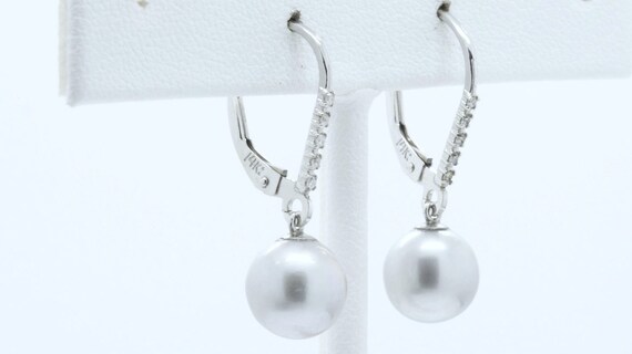 Orecchini Con Perla Oriente E Dettaglio In Oro Giallo 375