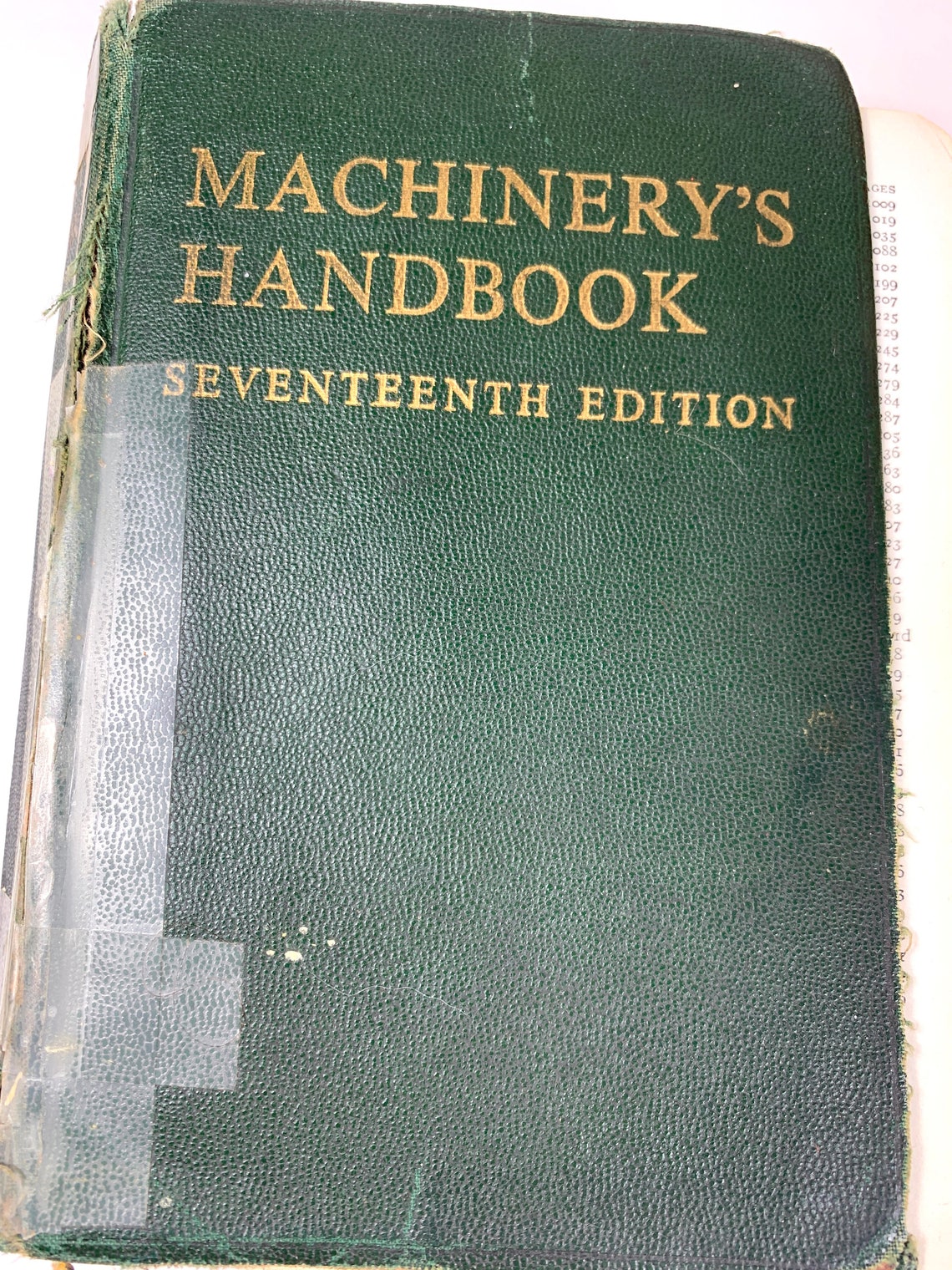 Vintage 1964 Machinery's Handbook Seventeenth Edition - 50 Page Digital ...