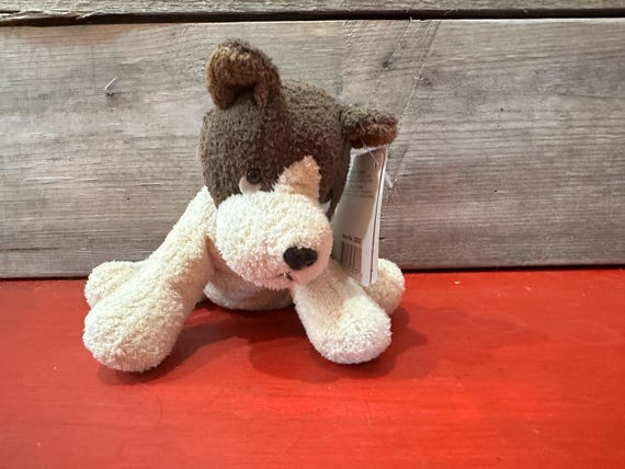 Russ Berrie Luv Pets Rare! Yapper Suede Tan and Brown Puppy Dog