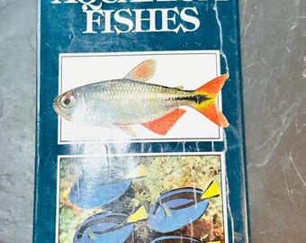 Guia de bolso vintage para peixes de aquário