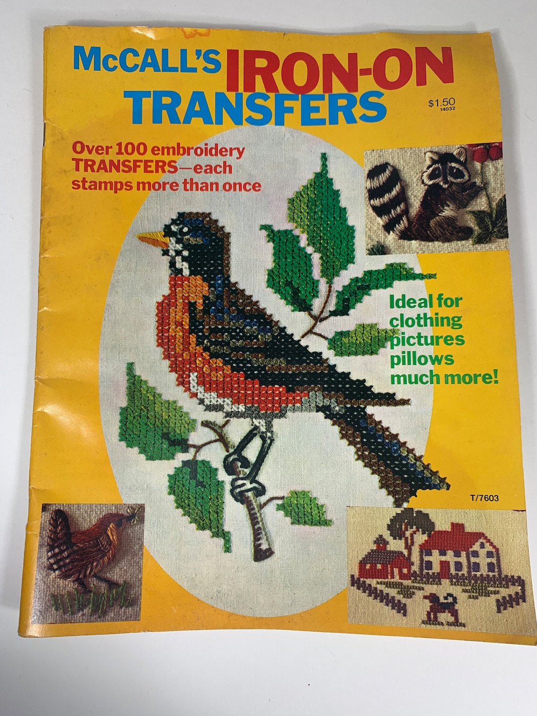 Vintage Mccall's Ironon Transfers for Embroidery Etsy