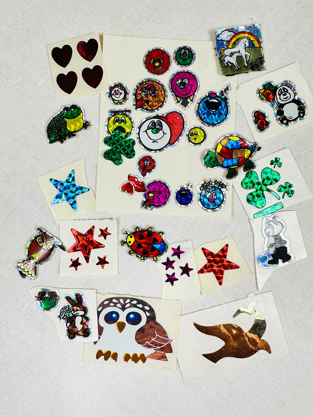 Vintage Prismatic Holograph 80s Stickers - Etsy