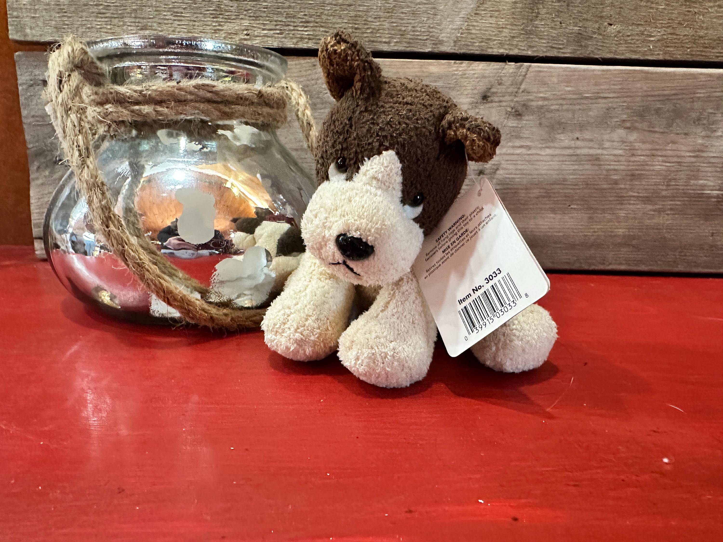Russ Berrie Luv Pets Rare! Yapper Suede Tan and Brown Puppy Dog