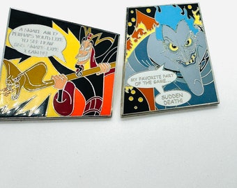 Disney Pin Villanos Cómic Jafar Hades Alfileres Grandes