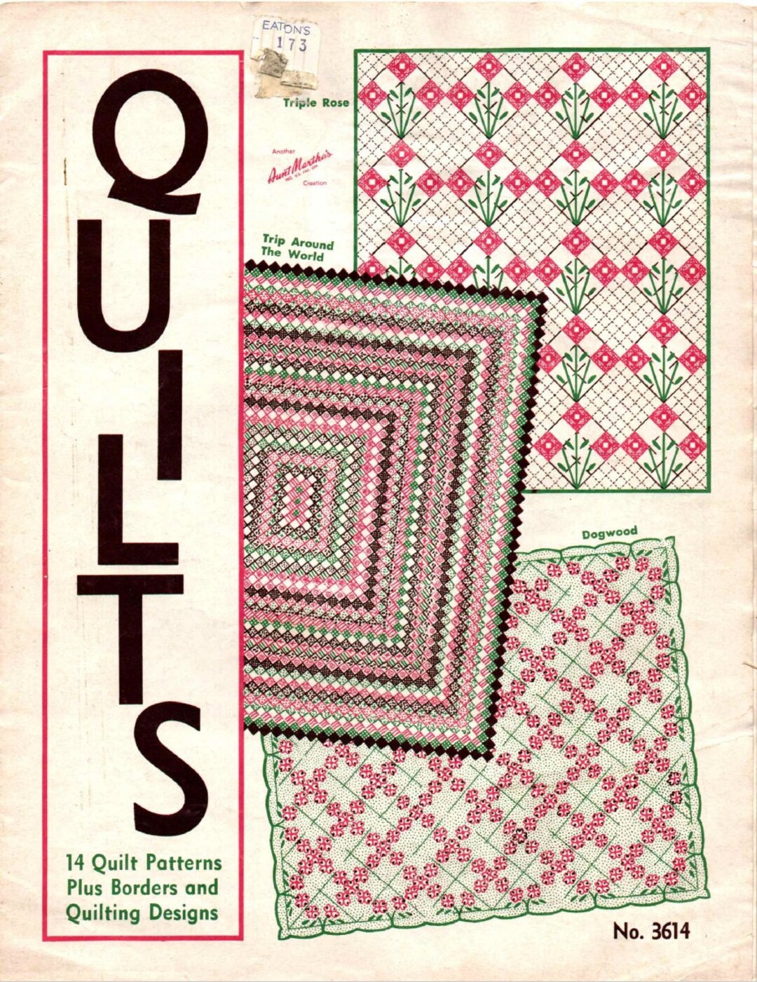 Aunt Martha's Quilts Vintage 14 Patterns Digital Download - Etsy