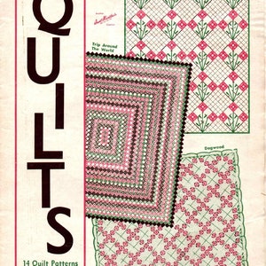 Aunt Martha&#39;s Quilts Vintage 14 Patterns Digital Download