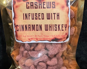 Cashews infused with Fireball