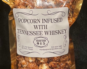 Liquor infused Popcorn Tennessee Whiskey