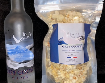 Liquor infused Popcorn Grey Goose