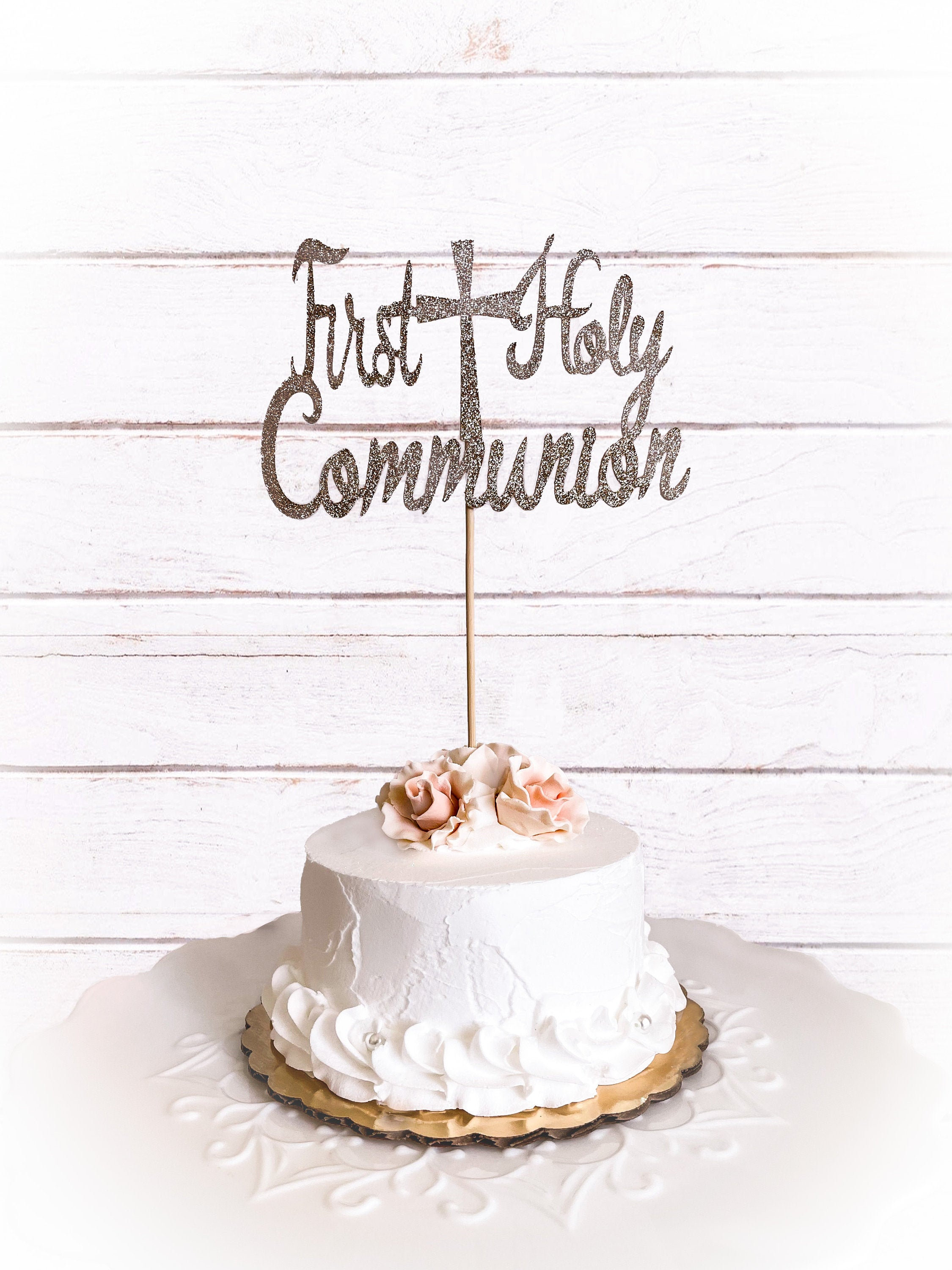 Topper de primera comunión topper de comunión topper Etsy