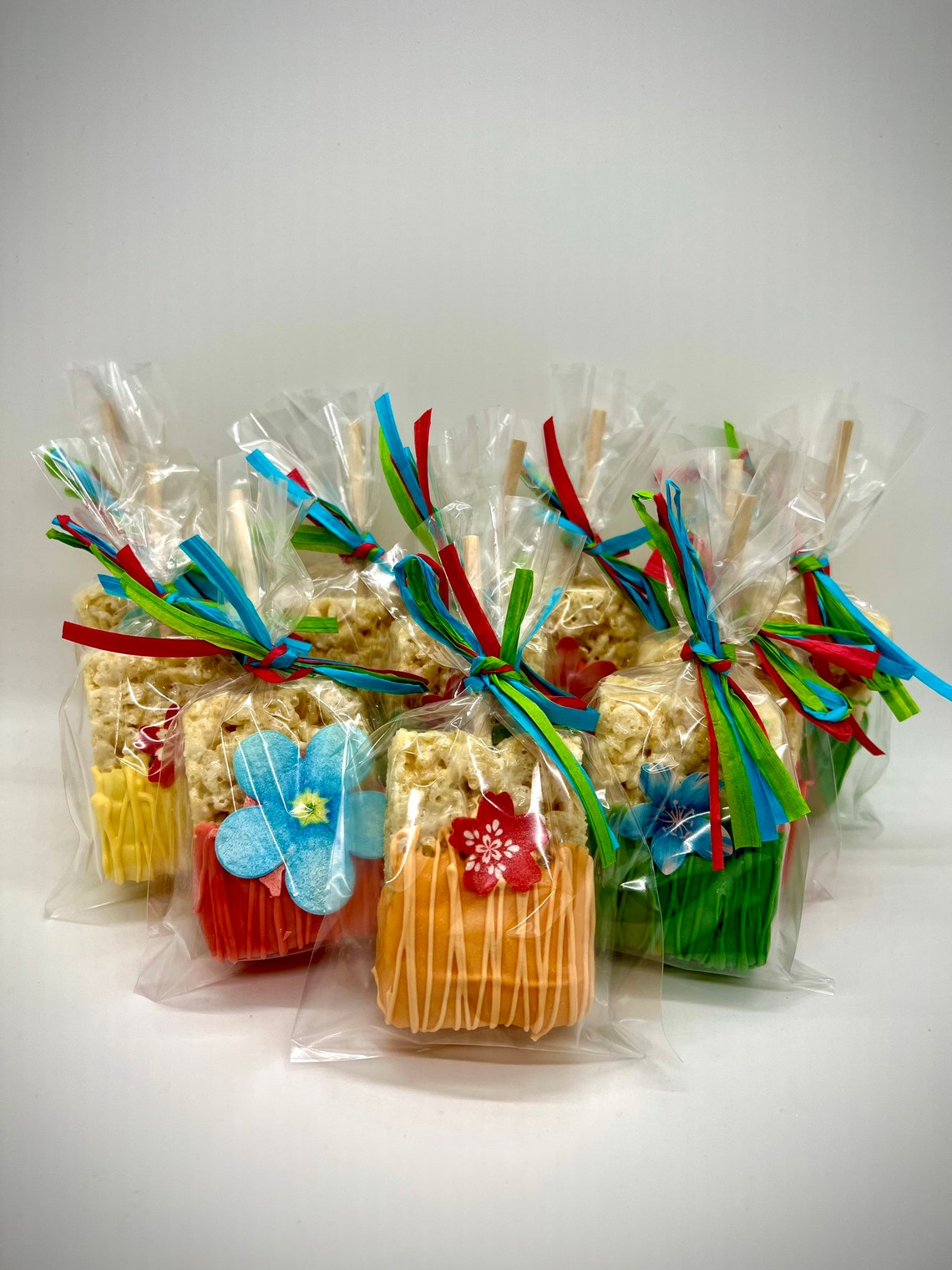 Luau / Hawaiian Chocolate Covered Treats Pretzel/wafers/rice Etsy