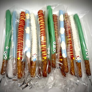 Toy story themed pretzel rods 1 dozen