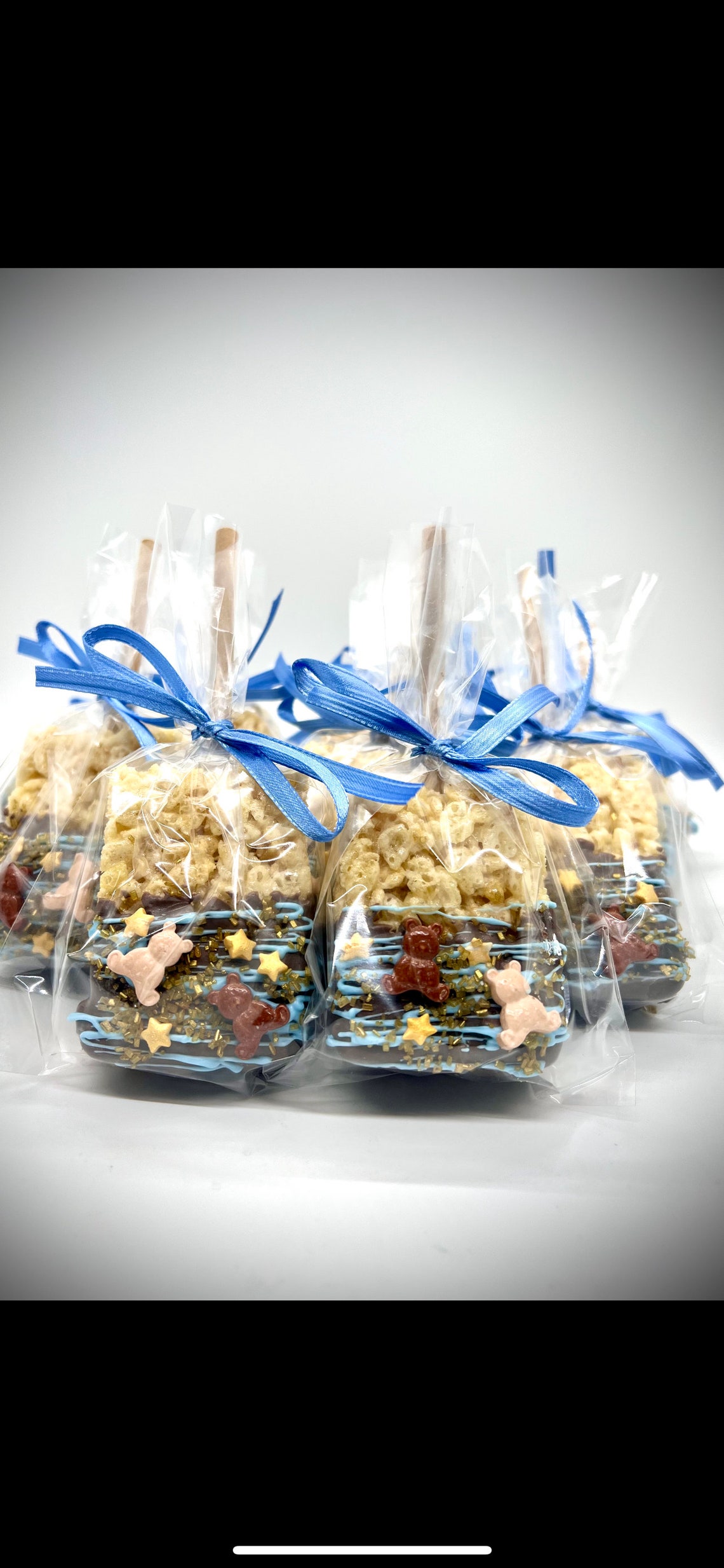 Teddy Bear Themed Rice Krispy Treats 1 Dozen - Etsy