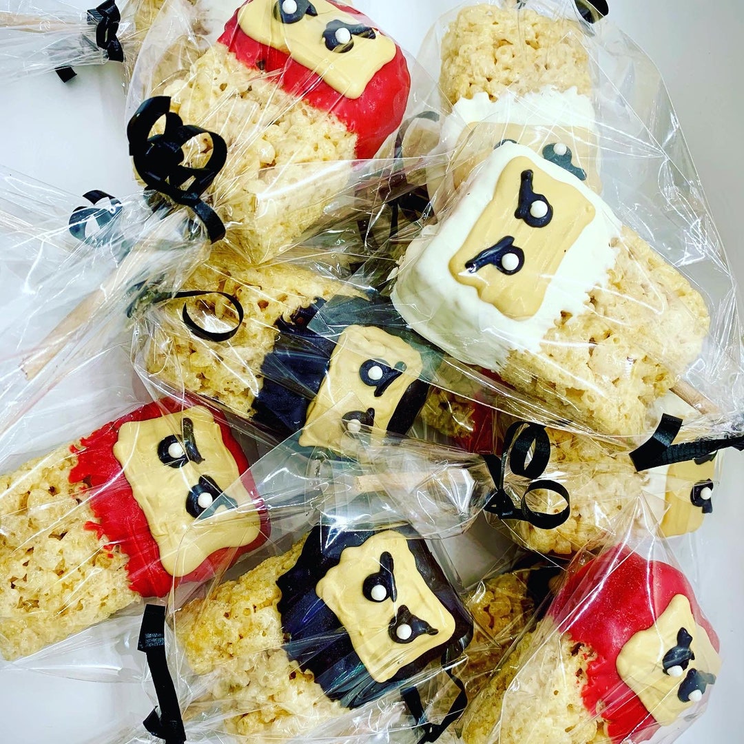 Ninja Themed Rice Krispy Treats / Pretzel Rods Options 1 Dozen - Etsy