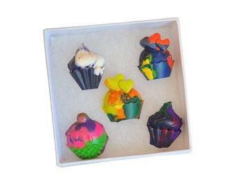 Cupcake Crayons Set: Non-Toxic Party Favors