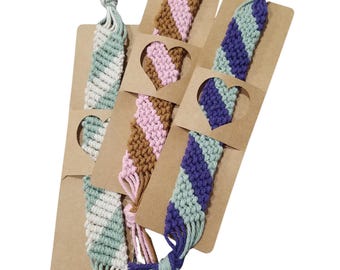 Macrame Bookmarks: Personalized Book Lover Gift