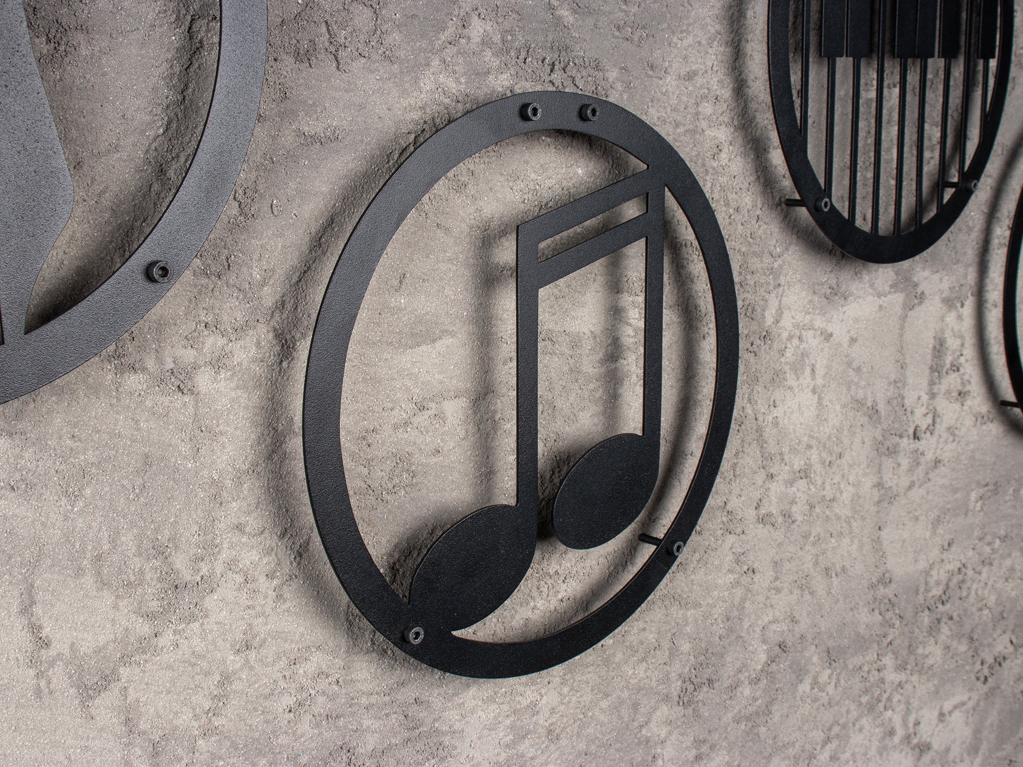 Metal Music Wall Art 5 Piece of Sets Music Wall Decor Gifts Etsy