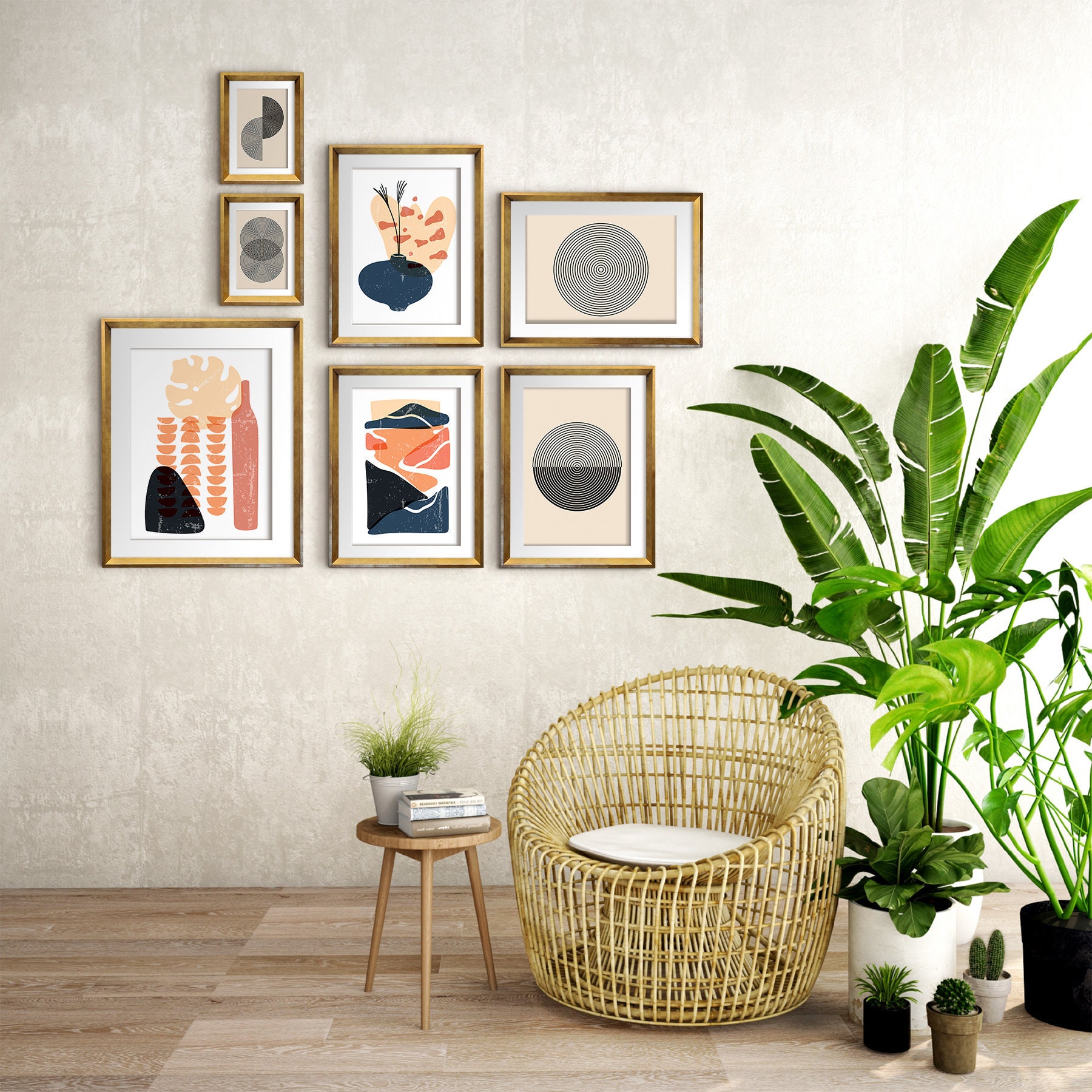Gallery Wall Set Framed Framed Multi Poster Set for Your Home Etsy