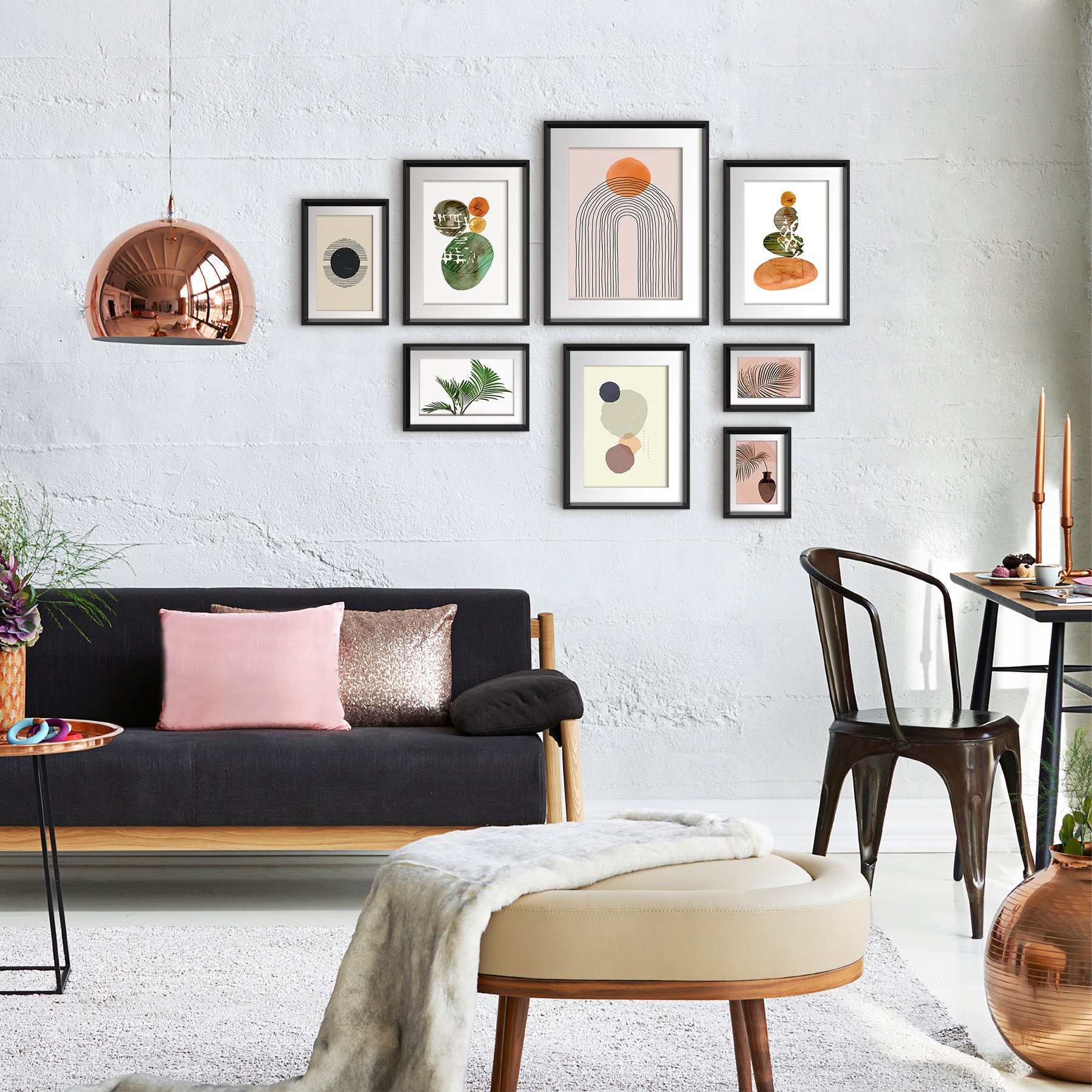 Gallery Wall Set Framed Framed Multi Poster Set for Your Home Etsy