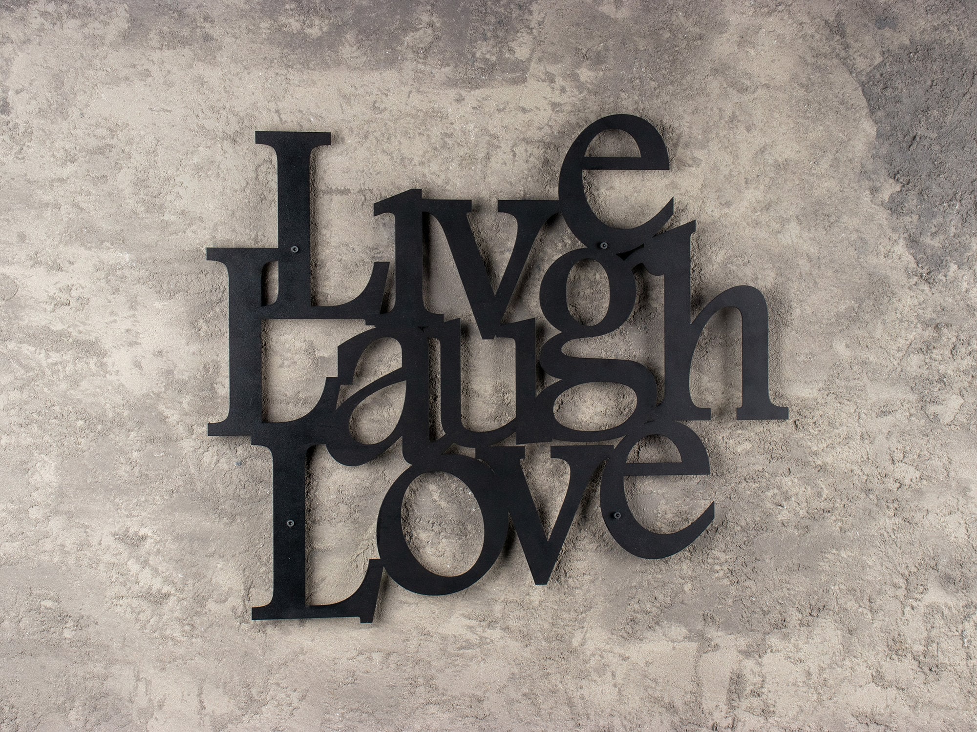 Live Laugh Love Metal Sign Metal Wall Art Bedroom Wall Etsy UK