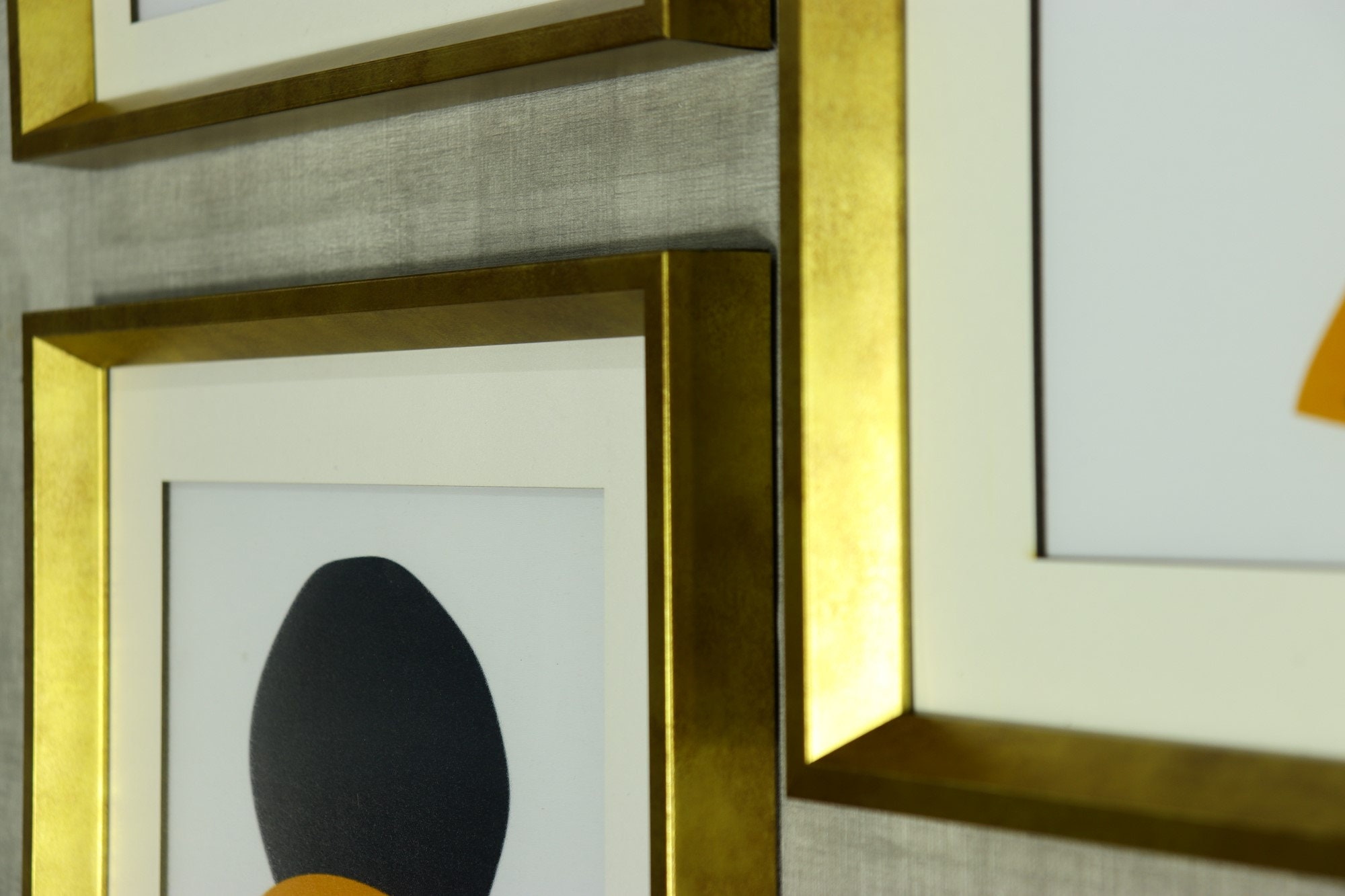 Framed Wall Art Set of 3 Prints Gold Framed Multi Poster Set Etsy