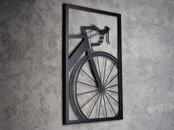 Bicycle art metal sale