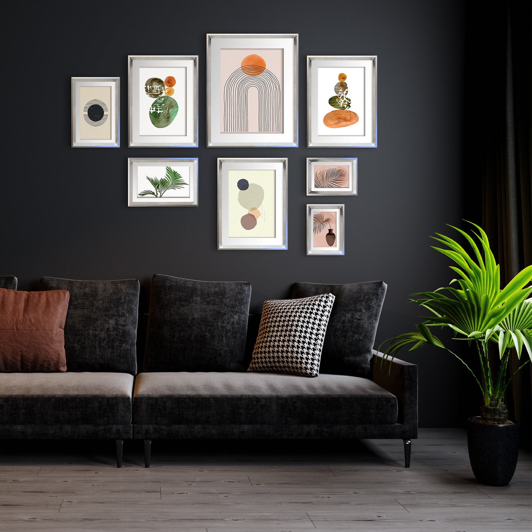 Gallery Wall Set Framed Framed Multi Poster Set for Your Home Etsy