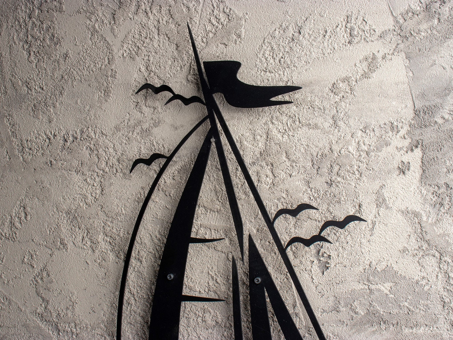 Sailboats Metal Wall Art, Sailboats Metal Wall Decor, Beach House Decor