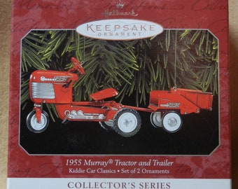 Miniature Kiddie Car Classics 1955 Tracteur & Remorque - Hallmark Die Cast