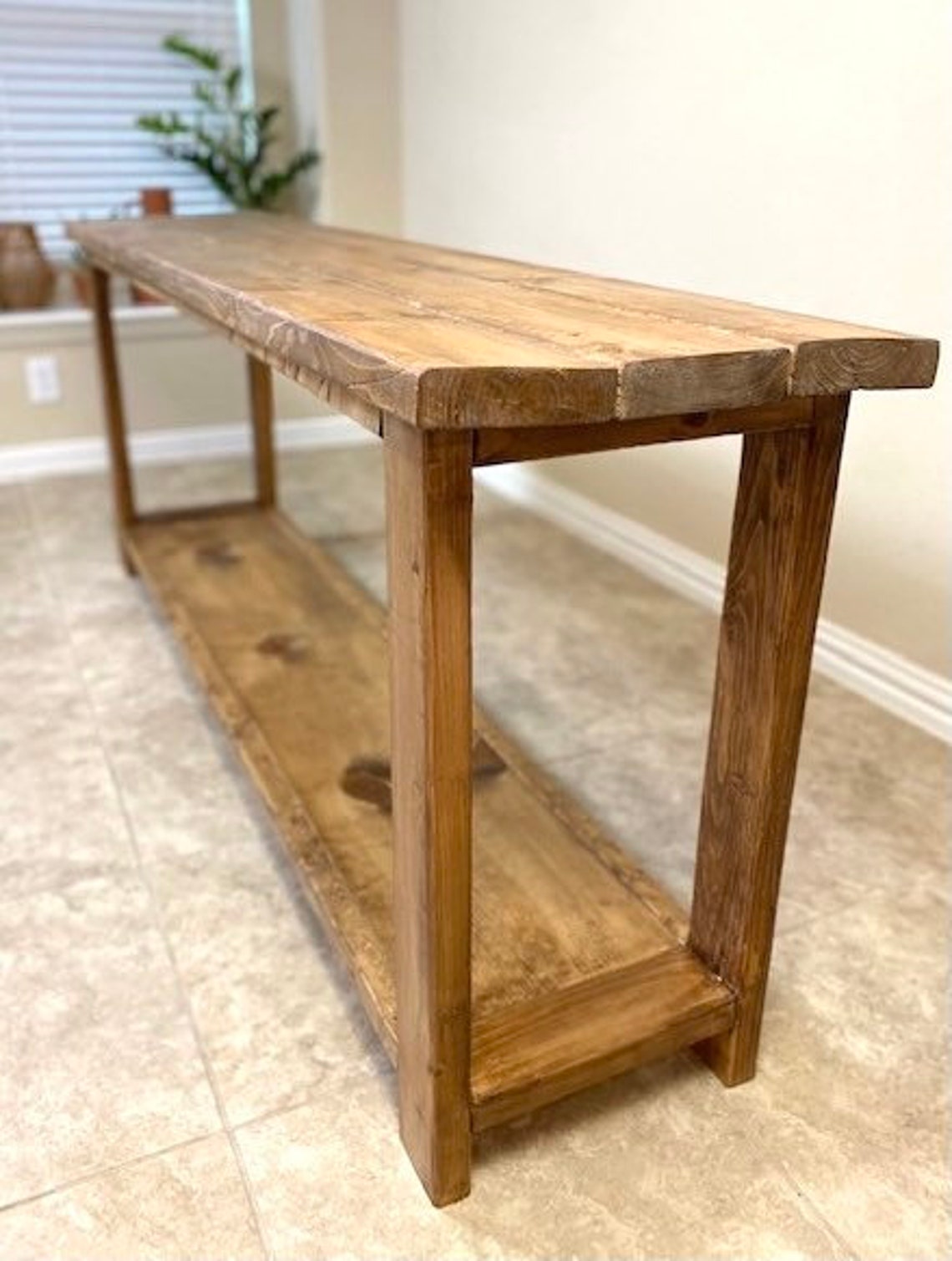 Farmhouse Entryway Console Table Etsy