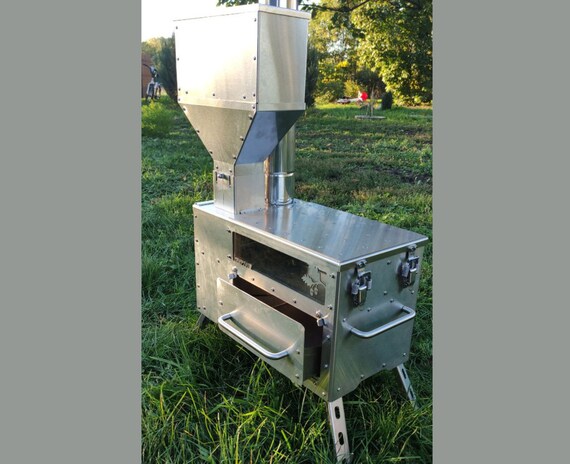 Portable Pellet Stove Folding Camping Pellet Stove Pellet - Etsy