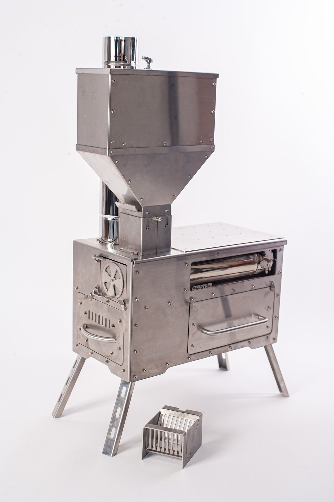Folding Pellet Stove for Camping Portable Pellet Stove Etsy