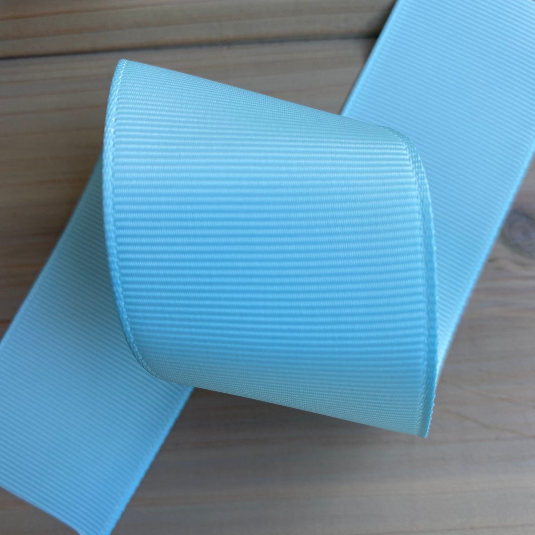Light Blue Ribbon Reed Light Blue Grosgrain Ribbon, 2.25, 1.5 7/8 3/8 Ribbon, Hair Bow ...