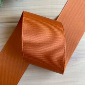 Copper Grosgrain Ribbon, 2.25”, 1.5”,3/8” Ribbon, Hair Bow Supplies