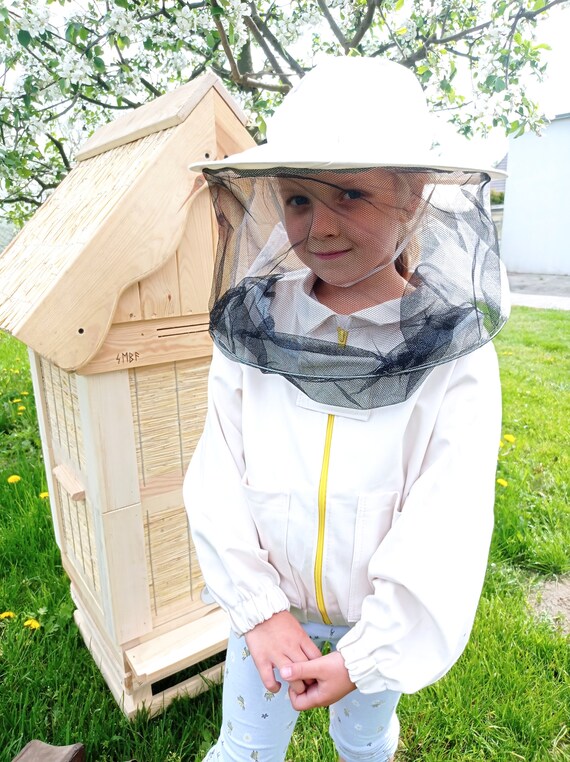 Beekeepers Schutzanzug Imkerjacke mit Hut Schleier Imkeranzug Imkerei 