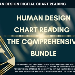 Human Design Chart Reading - ComprehensiveBundle - 30+ pages +a pdf of your full HD Mandala AND a brief audio recording highlighting your HD