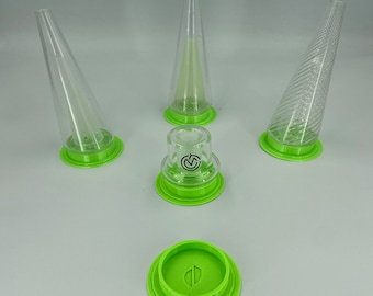 Puffco Peak & Pro (For Stock Puffco Glass + Whip Adapters) 3D Printed Glass Stand