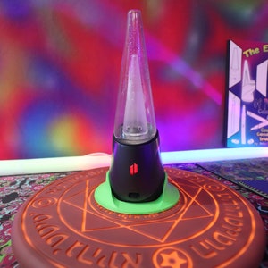 Puffco Peak Pro Top Heavy Glass Stabilizer (W/ QI Wireless Charging Capability For Pro) 3D Printed