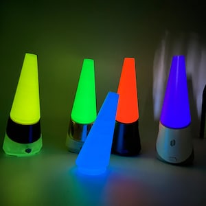 UV GLOW Highlighter Colors EDM Festival Friendly Puffco Topper | BlackLight Reactive 3D Printed Replacement Puffco Peak Pro & Puffco Peak