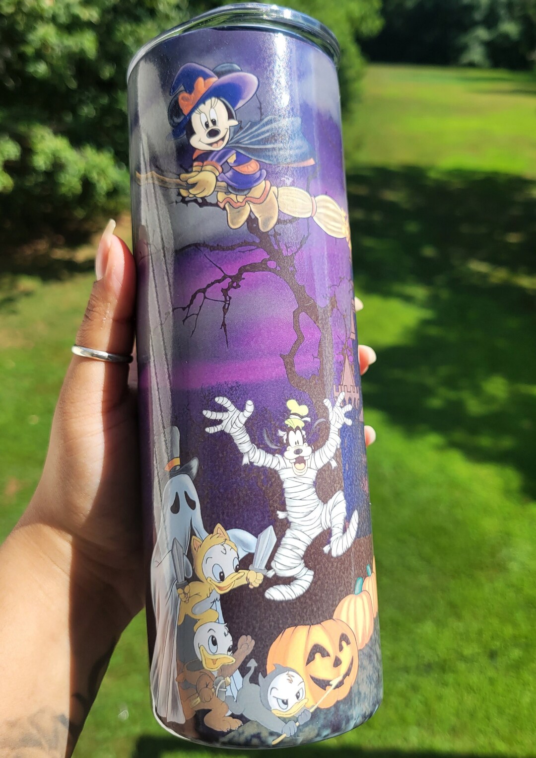 Disney Haunted House of Mouse Halloween Tumbler Etsy