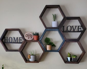 Honeycomb Shelf  •  Hexagon Shelf