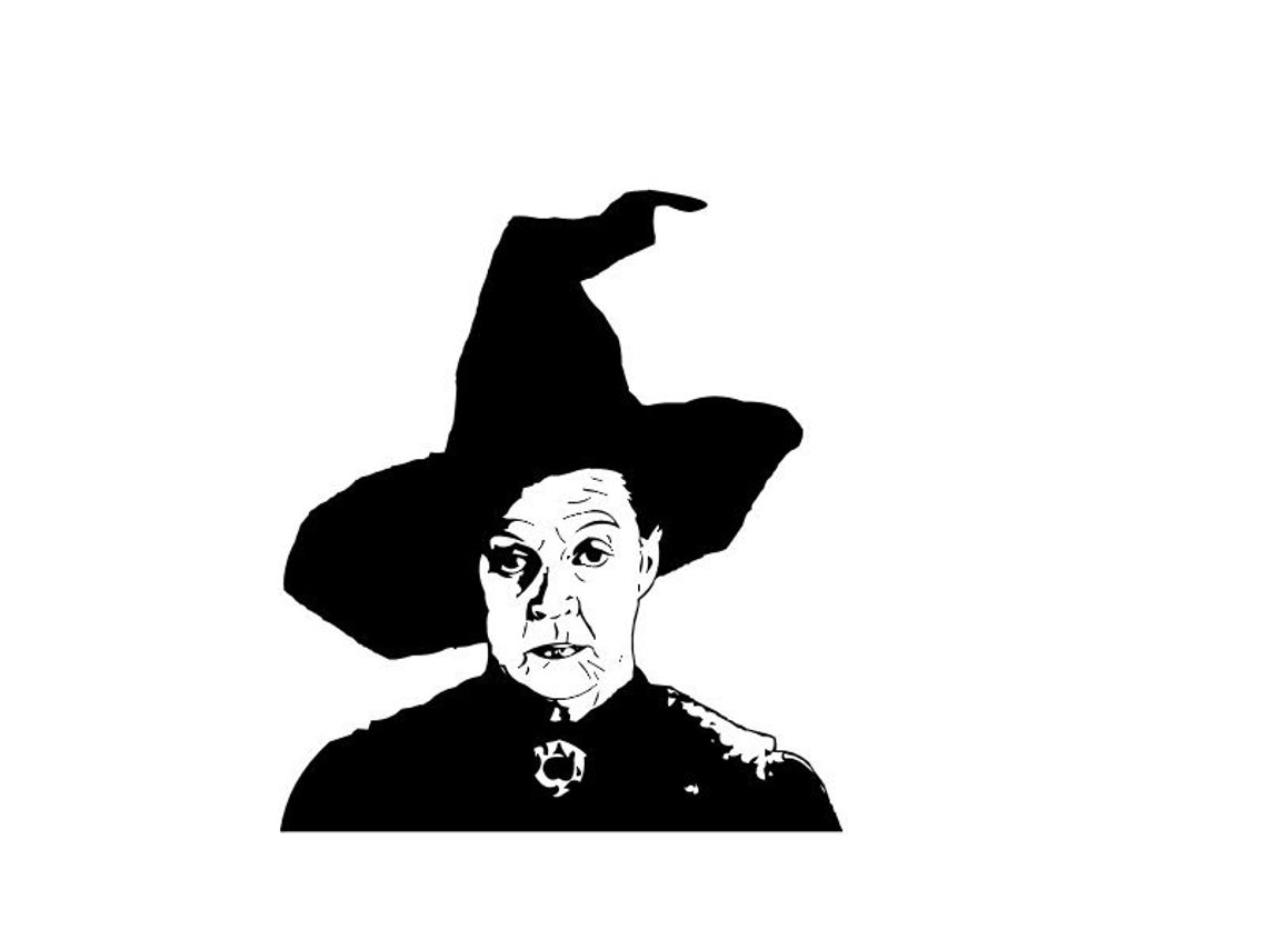 Download Professor McGonagall svg Harry Potter | Etsy