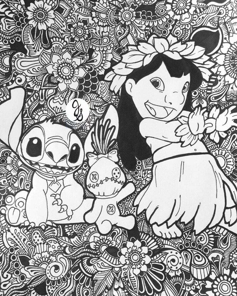 Download Lilo And Stitch Mandala Svg Jpeg Digital Art Collectibles Investmentcable Com