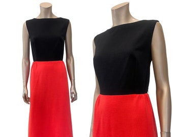 Vintage 1960s/ 1970s Wool Dress With Embroidery