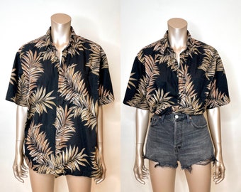 Vintage 1980s Hawaiian Shirt 100% Cotton