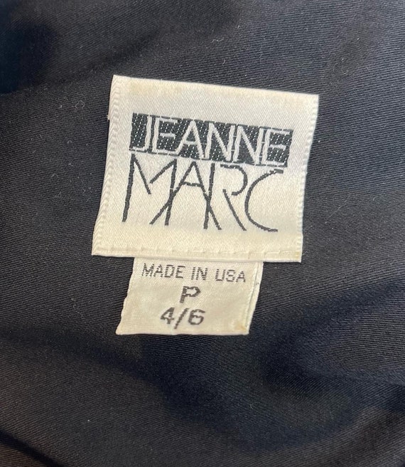 Vintage 1980s Cropped Blazer By Jeanne Marc - image 7