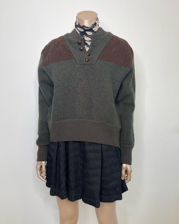 Vintage 1980s Woolrich Sweater with Pockets! - image 2